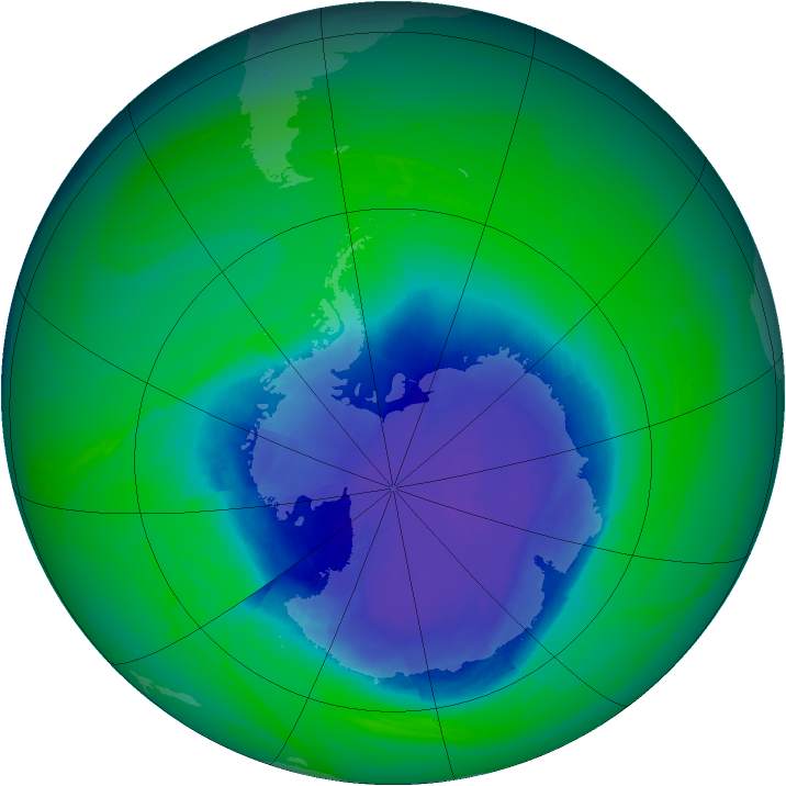 Ozone Map 2004-11-02